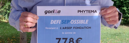 Lacets Gorilla Tribes, Gorilla soutient la fondation ARSEP  (Sclérose en plaques)