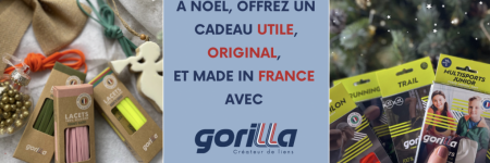 Lacets Gorilla Tribes, Des idées cadeaux made in France pour toute la tribu !