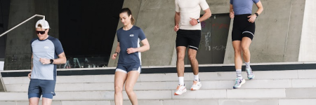 Lacets Gorilla Tribes, lacets sport dans les escaliers