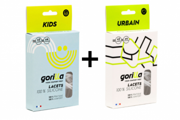 Lacets Gorilla Tribes, des lacets pour être bien dans tes baskets