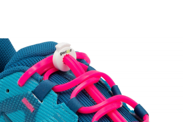 Lacets Gorilla Tribes, ROSE FLUO ACC B