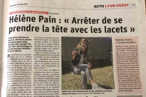 Lacets Gorilla Tribes, Hélène Pain : "Arrêter de se prendre la tête avec les lacets"