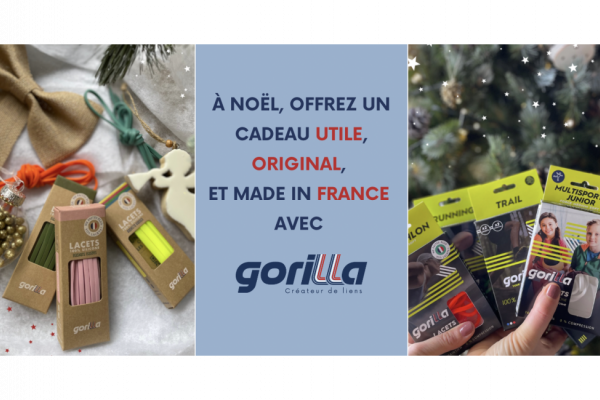 Lacets Gorilla Tribes, Des idées cadeaux made in France pour toute la tribu !