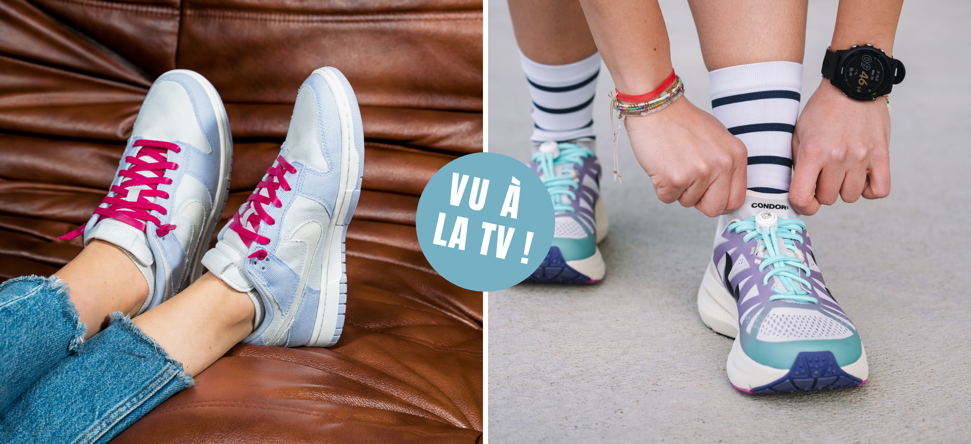 Lacets Gorilla Tribes, Gorilla présente ses lacets en silicone sur M6