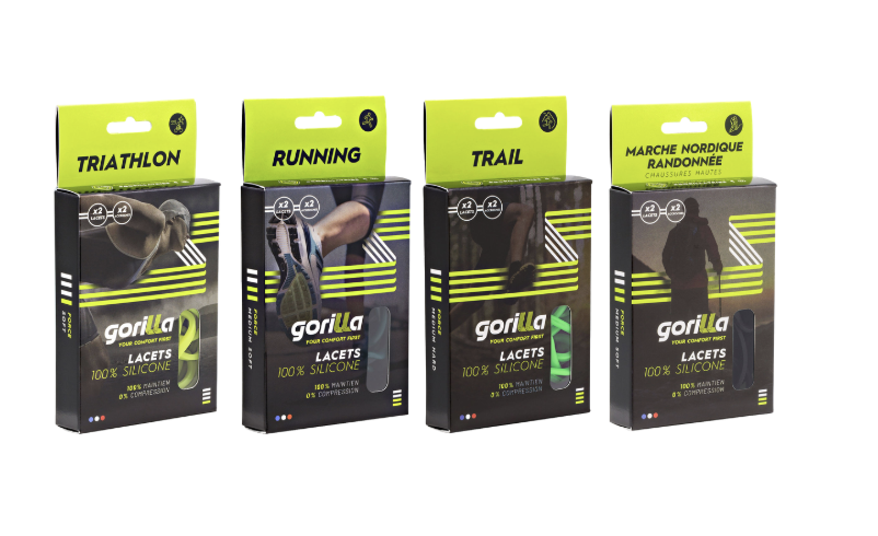 Lacets Gorilla Tribes, des lacets pour être bien dans tes baskets