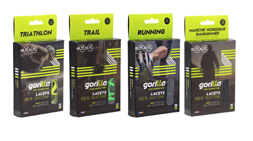 Lacets Gorilla Tribes, Sport laces