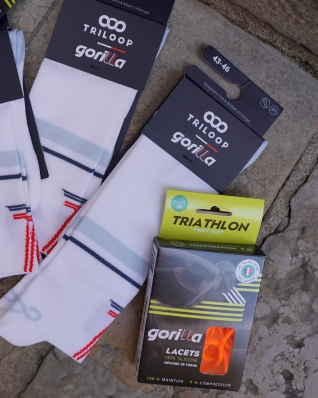 Lacets Gorilla Tribes, Lacet triathlon