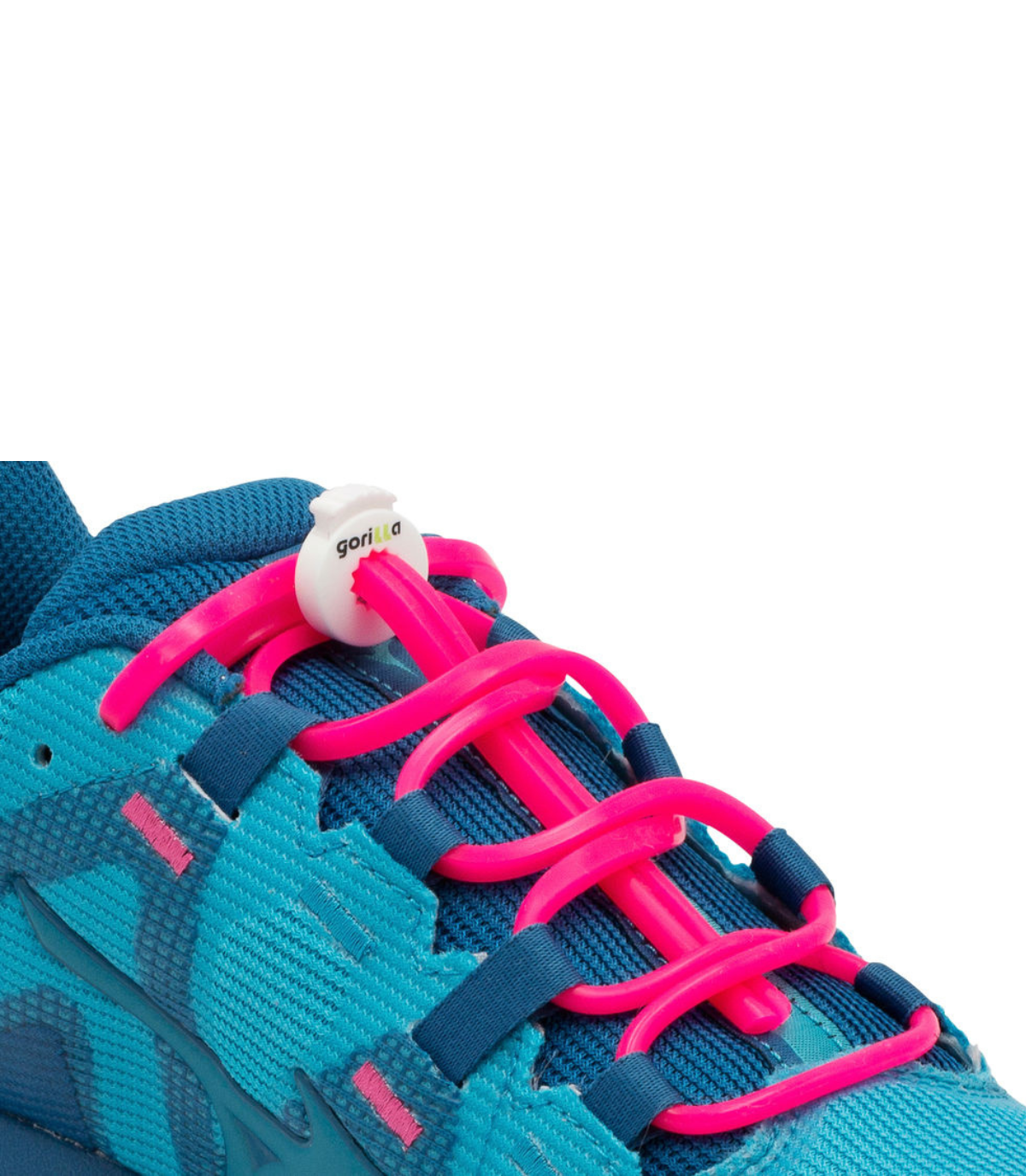Lacets Gorilla Tribes, ROSE FLUO ACC B