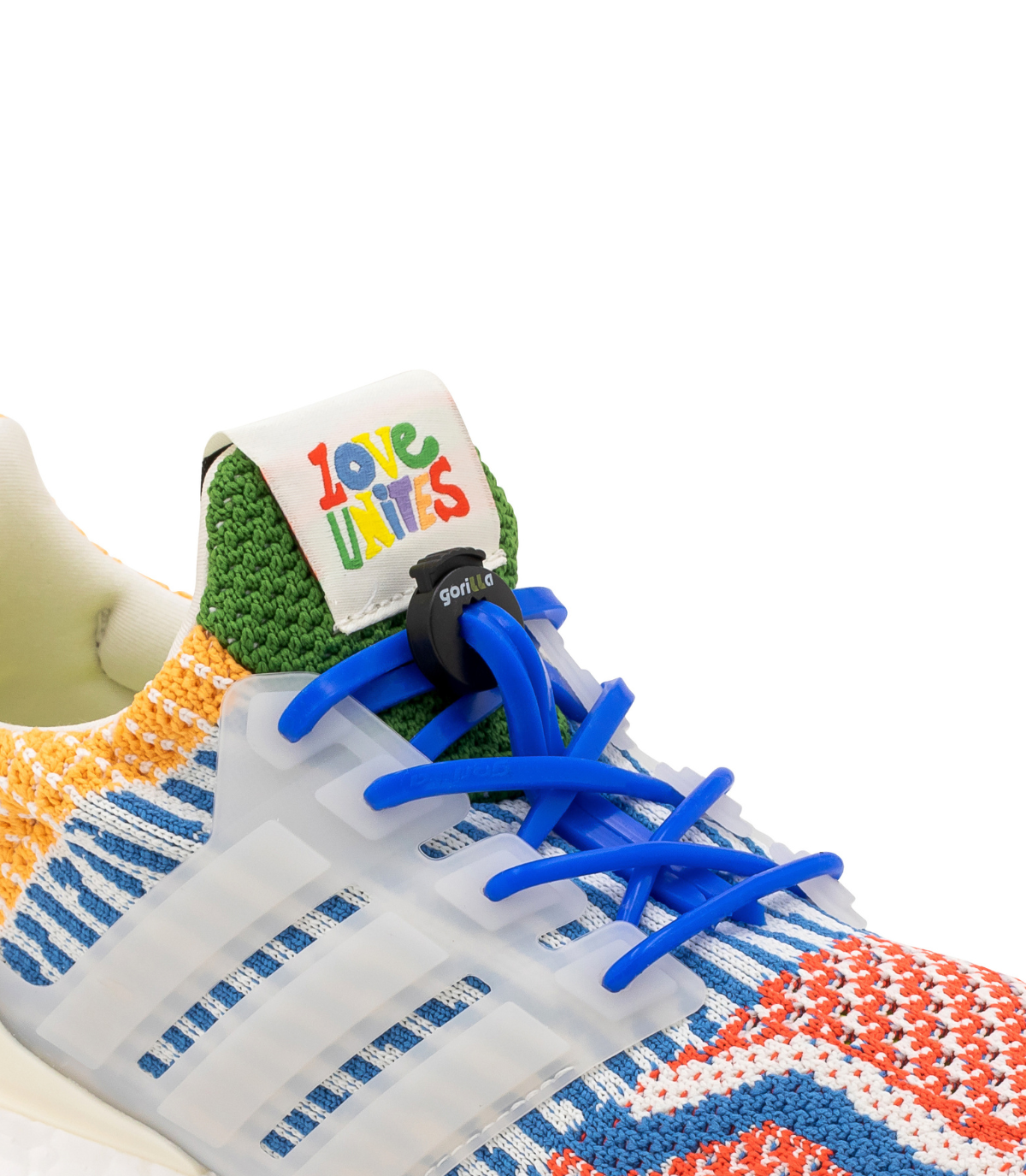 Lacets Gorilla Tribes, PACKSHOT BASKET BLEU ACC N